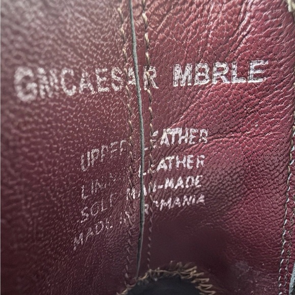 Guess By Marciano Brown Leather Top Stitch Square Toe Chelsea Ankle Boots 10.5 - Picture 2 of 9